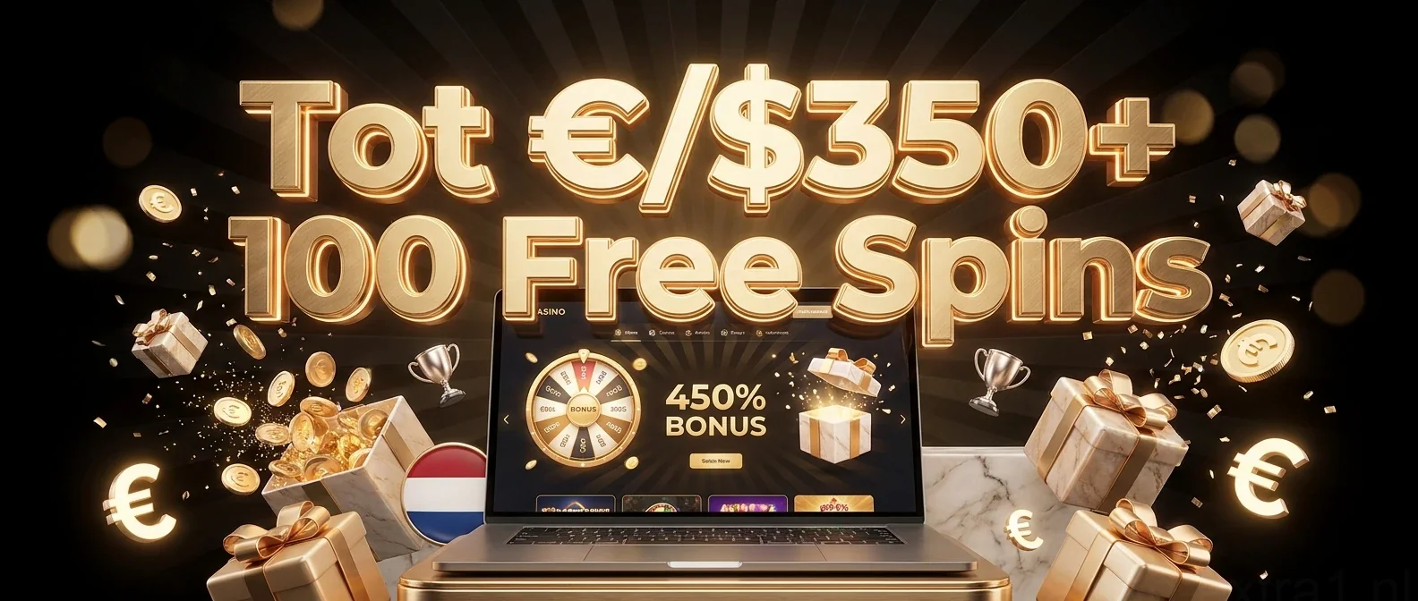 Tot €/$350+ 100 Free Spins